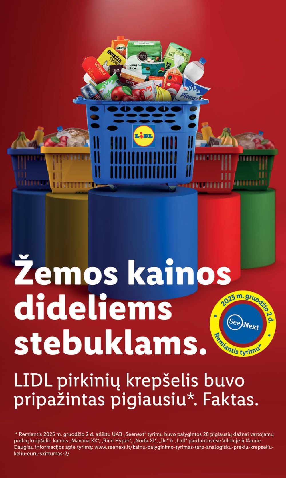 LIDL - Maisto prekių pasiūlymai (2025 12 15 - 2025 12 21) | 2