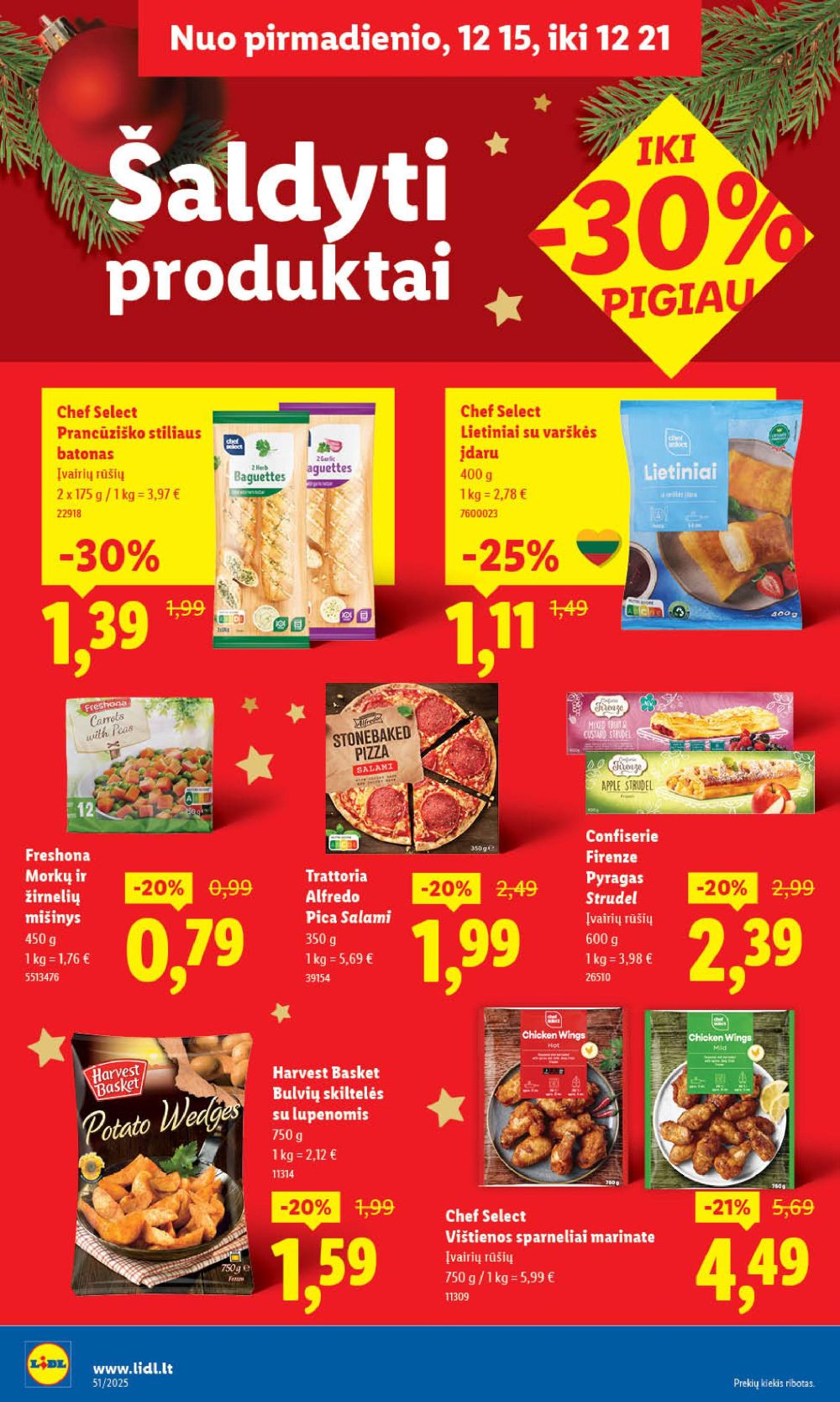LIDL - Maisto prekių pasiūlymai (2025 12 15 - 2025 12 21) | 40