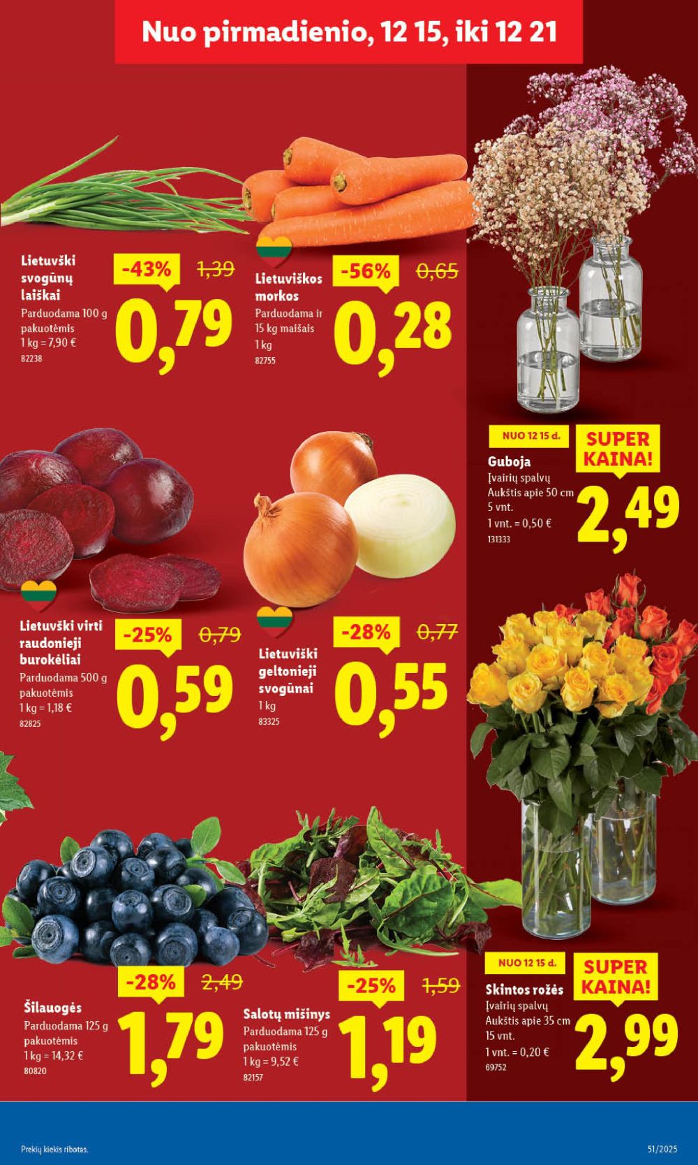 LIDL - Maisto prekių pasiūlymai (2025 12 15 - 2025 12 21) | 5
