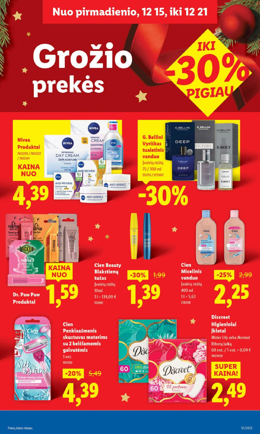 LIDL - Maisto prekių pasiūlymai (2025 12 15 - 2025 12 21) | 45