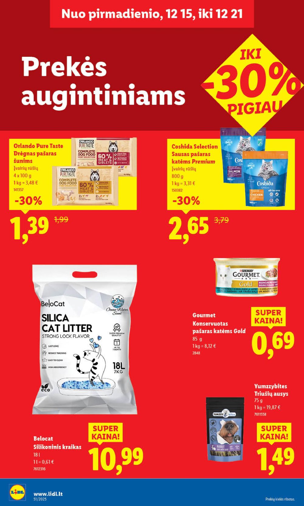 LIDL - Maisto prekių pasiūlymai (2025 12 15 - 2025 12 21) | 46