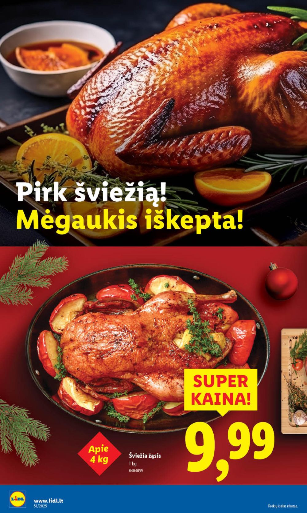 LIDL - Maisto prekių pasiūlymai (2025 12 15 - 2025 12 21) | 50