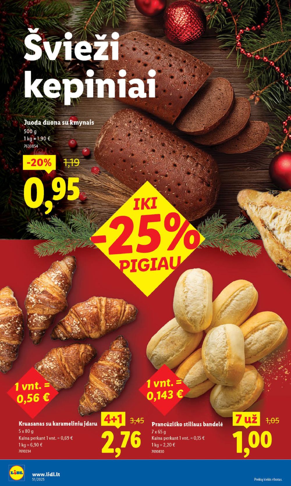 LIDL - Maisto prekių pasiūlymai (2025 12 15 - 2025 12 21) | 6