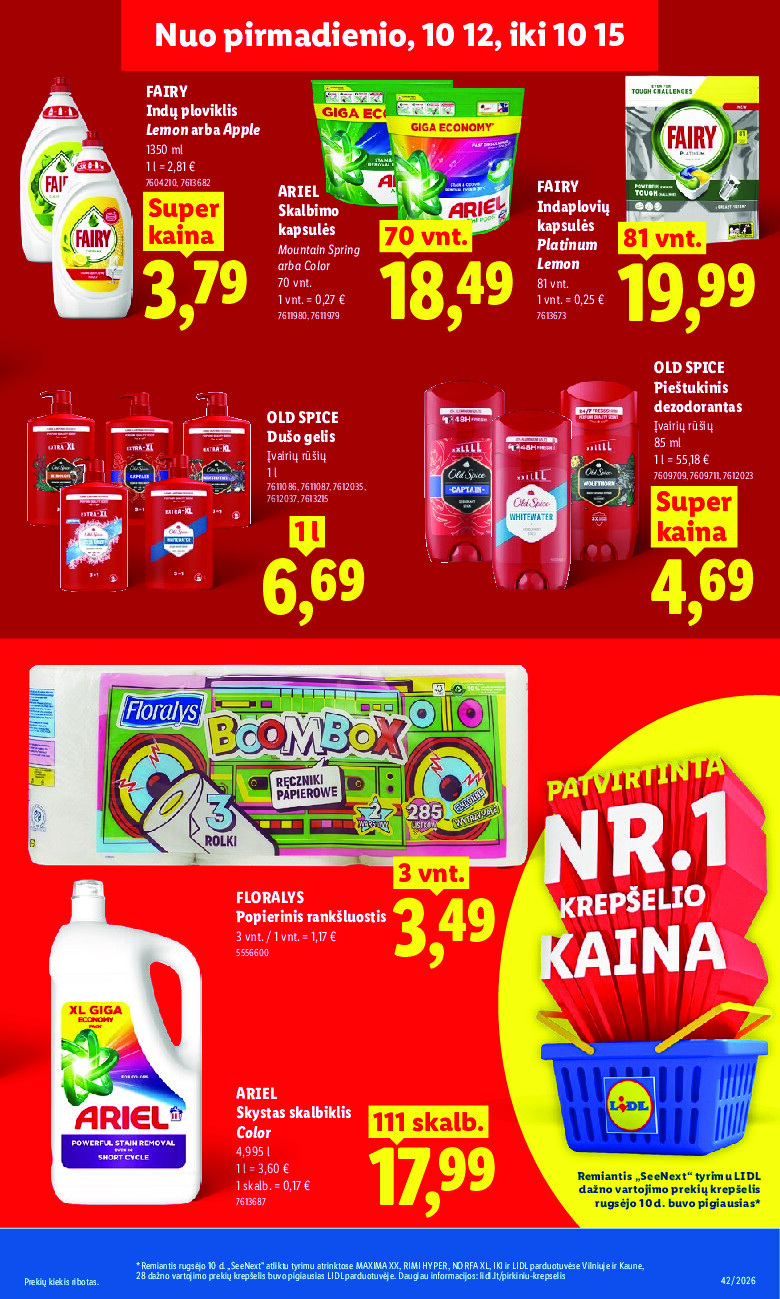 MAISTO PREKIŲ PASIŪLYMAI (2026-10-12 - 2026-10-18) | 15