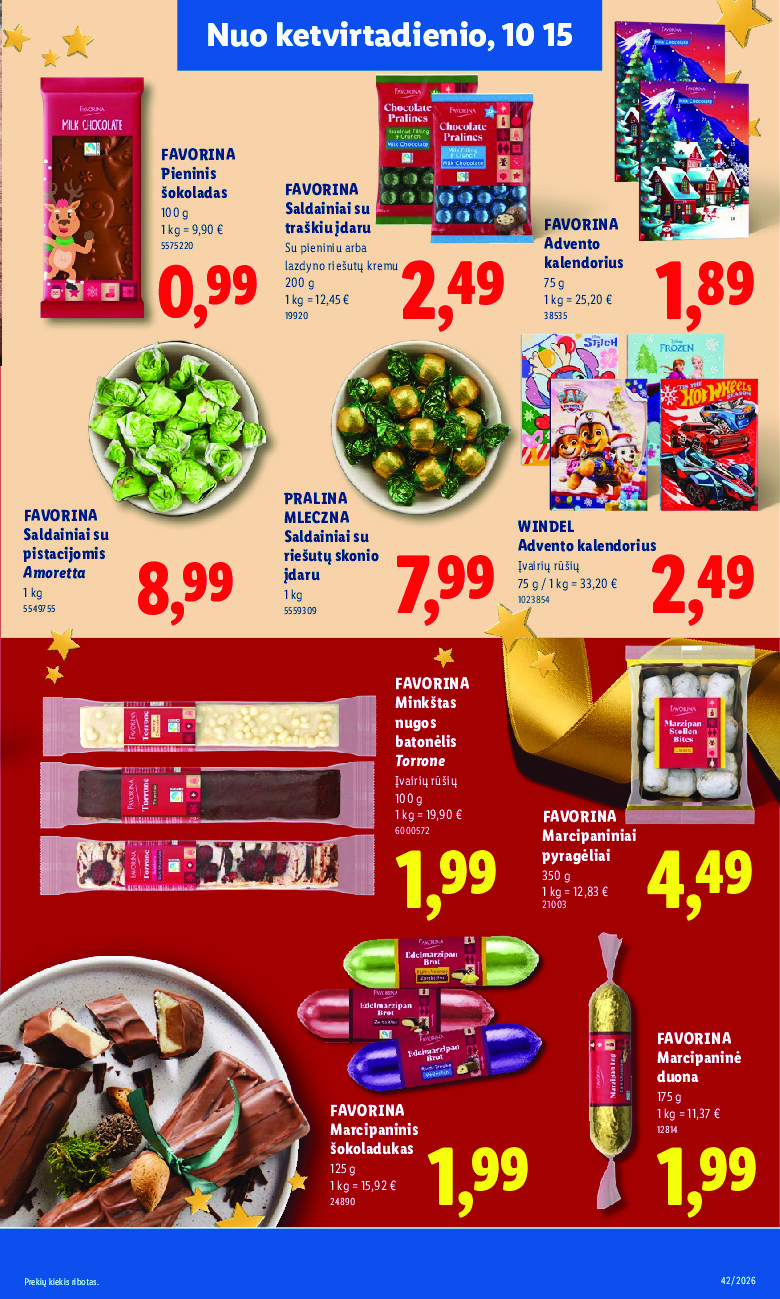 MAISTO PREKIŲ PASIŪLYMAI (2026-10-12 - 2026-10-18) | 31