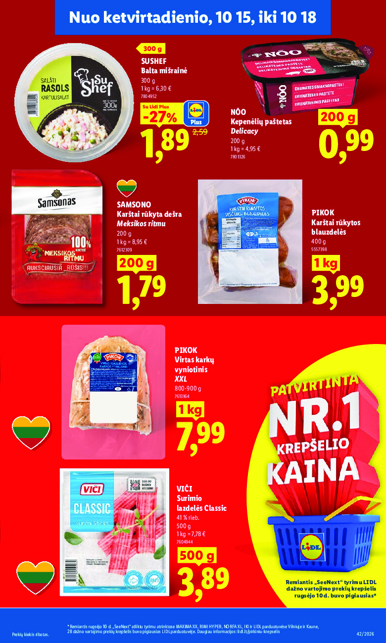 MAISTO PREKIŲ PASIŪLYMAI (2026-10-12 - 2026-10-18) | 35