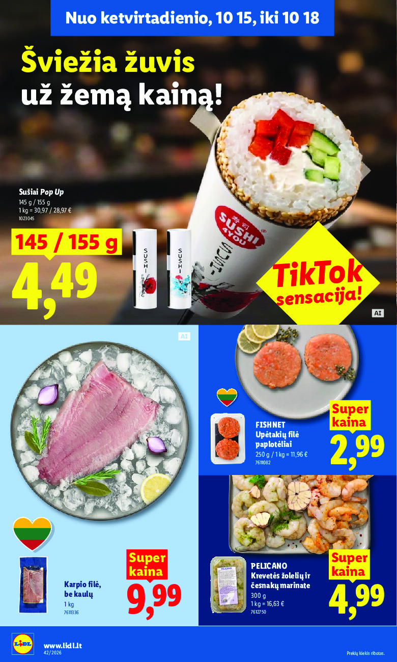 MAISTO PREKIŲ PASIŪLYMAI (2026-10-12 - 2026-10-18) | 46