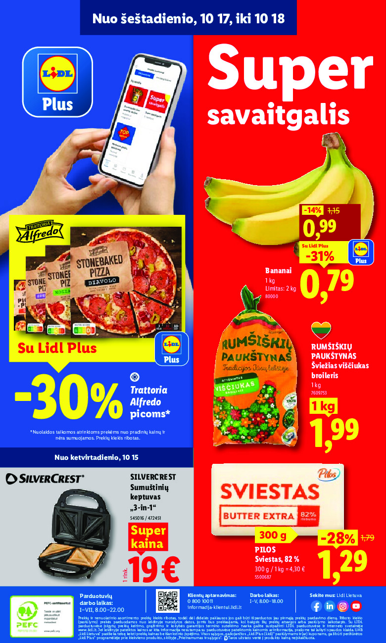 MAISTO PREKIŲ PASIŪLYMAI (2026-10-12 - 2026-10-18) | 48