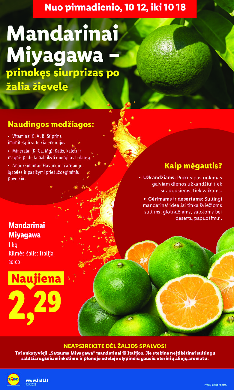 MAISTO PREKIŲ PASIŪLYMAI (2026-10-12 - 2026-10-18) | 6