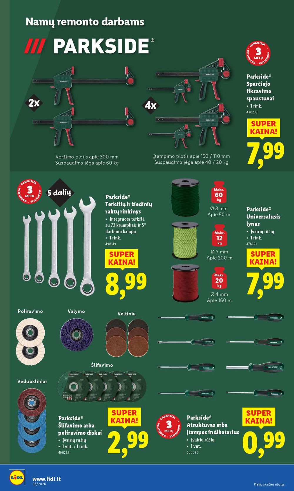 LIDL - Ne maisto prekių pasiūlymai (2026 01 26 - 2026 02 01) | 14