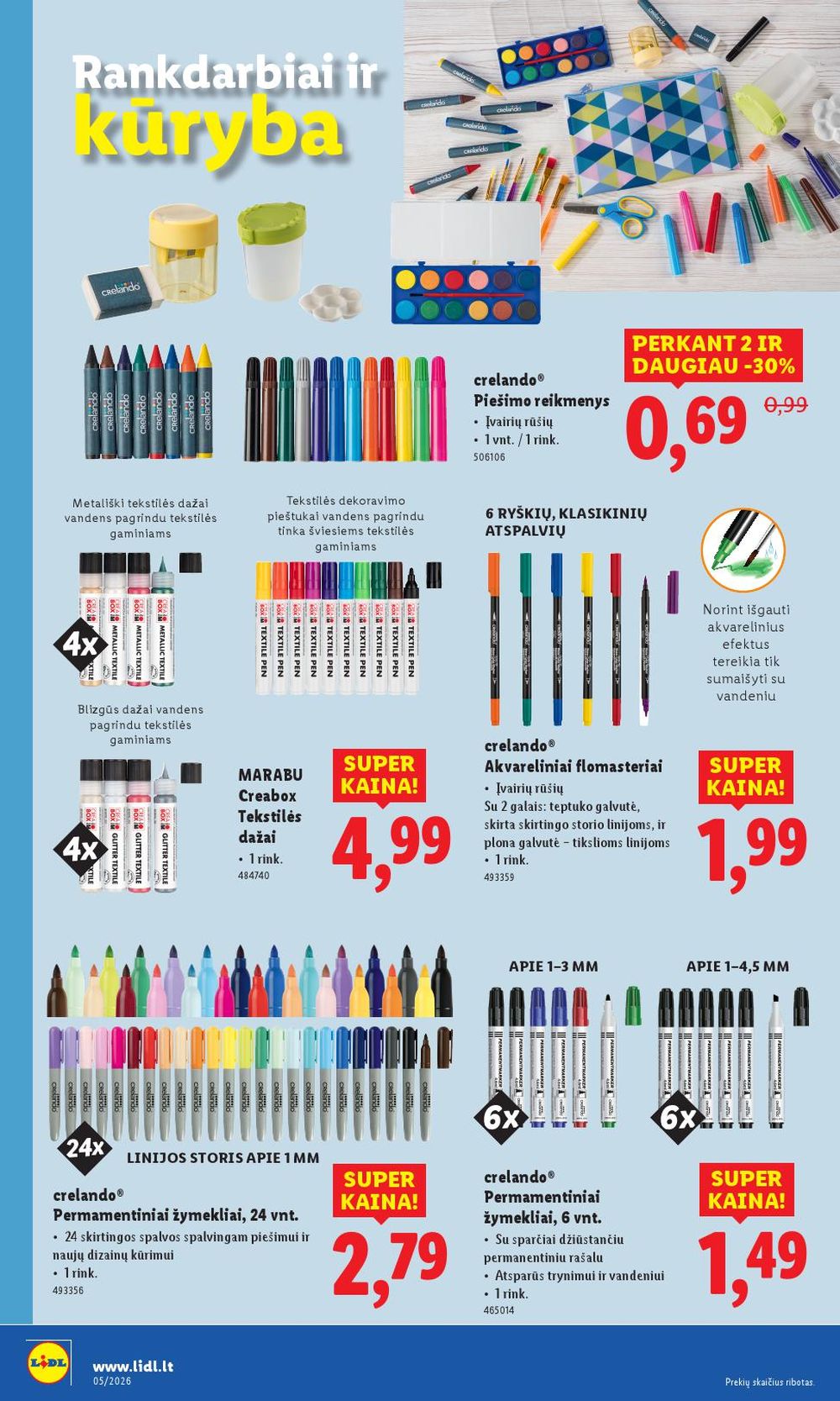 LIDL - Ne maisto prekių pasiūlymai (2026 01 26 - 2026 02 01) | 20