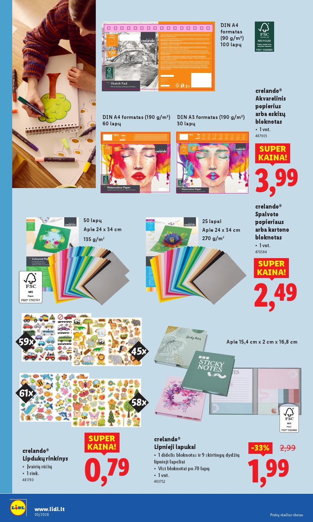 LIDL - Ne maisto prekių pasiūlymai (2026 01 26 - 2026 02 01) | 22