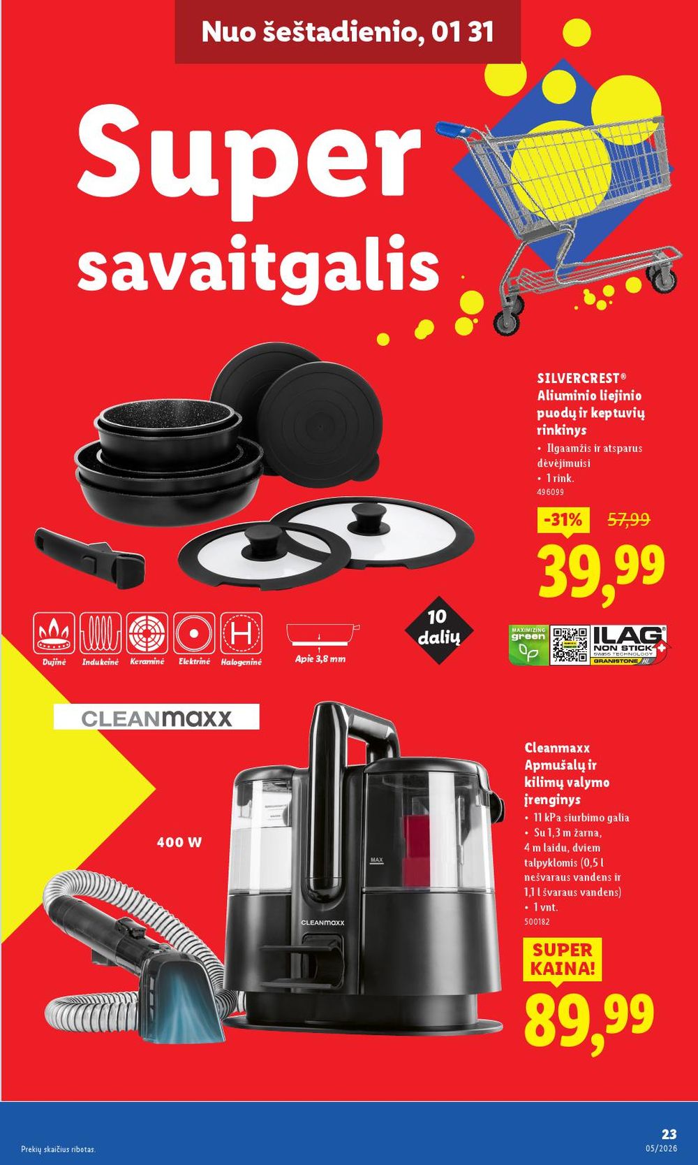 LIDL - Ne maisto prekių pasiūlymai (2026 01 26 - 2026 02 01) | 23