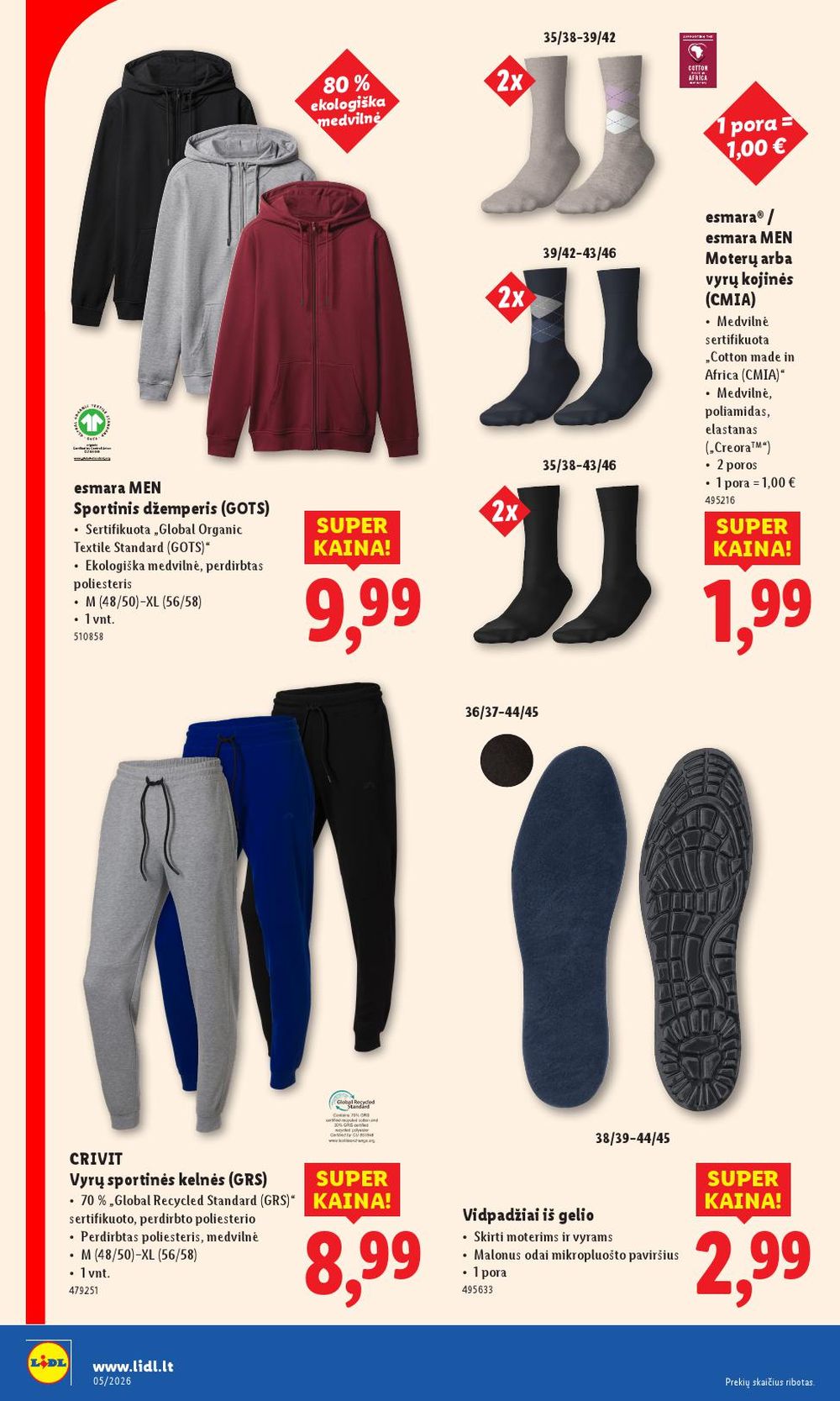 LIDL - Ne maisto prekių pasiūlymai (2026 01 26 - 2026 02 01) | 4