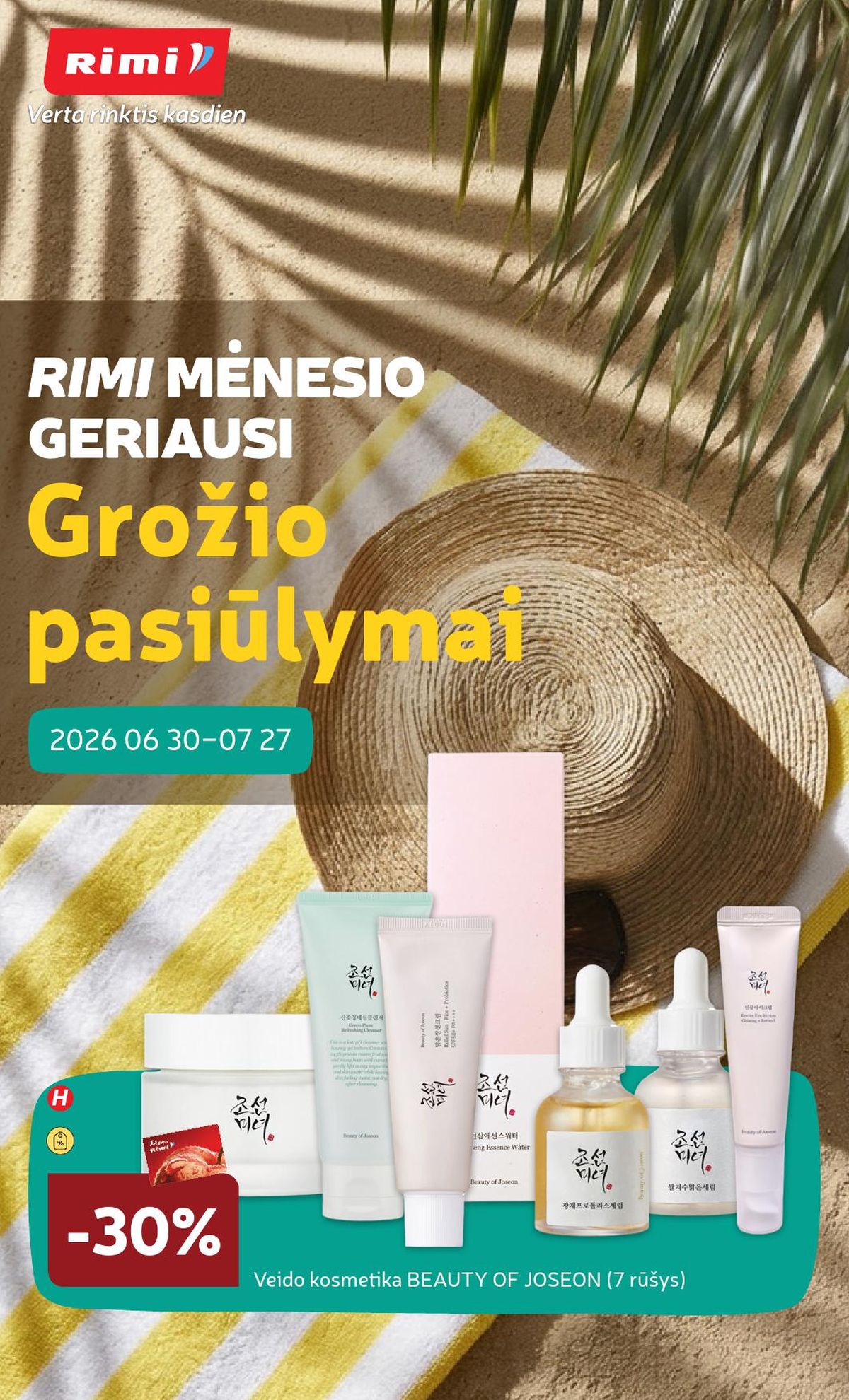 RIMI - GROŽIO prekių katalogas (2026 06 30 - 2026 07 27) | 1
