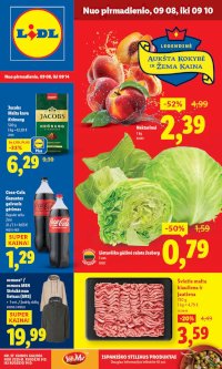 LIDL - Maisto prekių pasiūlymai (2025 09 08 - 2025 09 14)