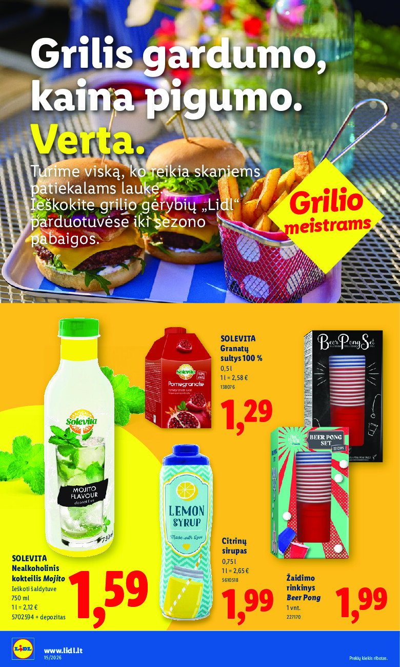 MAISTO PREKIŲ PASIŪLYMAI (2026-04-06 - 2026-04-12) | 26