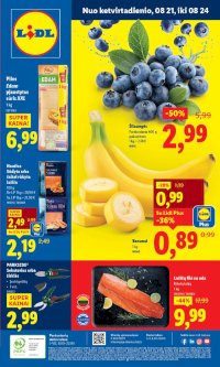 LIDL - Maisto prekių pasiūlymai (2025 08 21 - 2025 08 24)