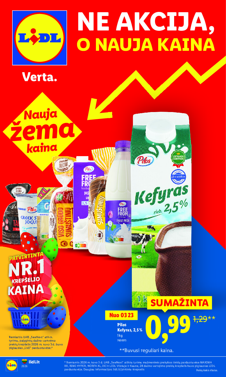 Ne akcija, o nauja kaina (2026-01-05 - 2026-03-30) | 1