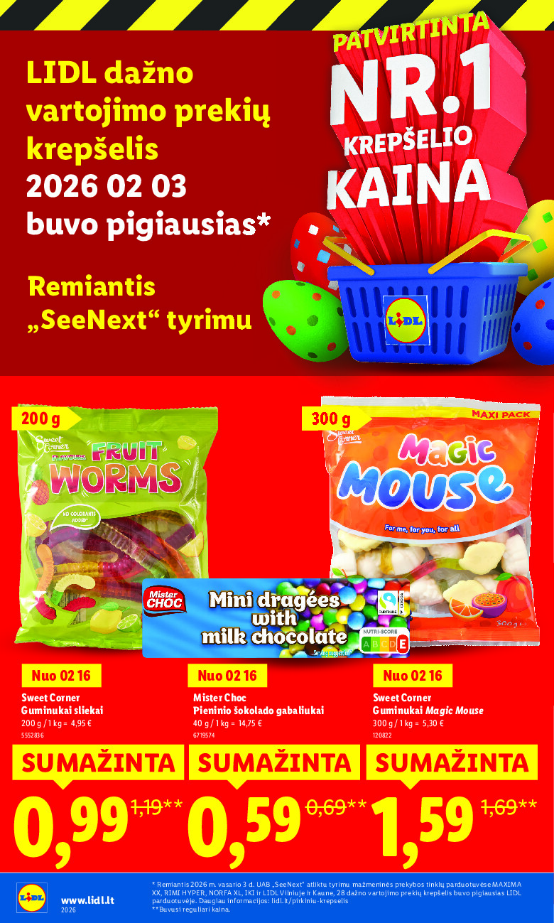 Ne akcija, o nauja kaina (2026-01-05 - 2026-03-30) | 28