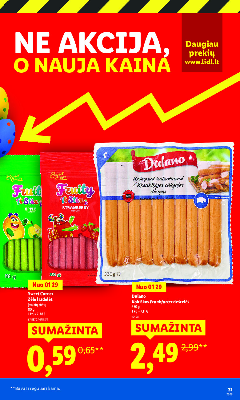 Ne akcija, o nauja kaina (2026-01-05 - 2026-03-30) | 31