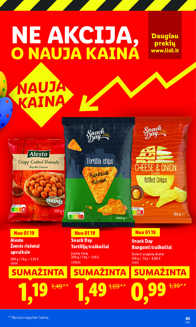 Ne akcija, o nauja kaina (2026-01-05 - 2026-03-30) | 43