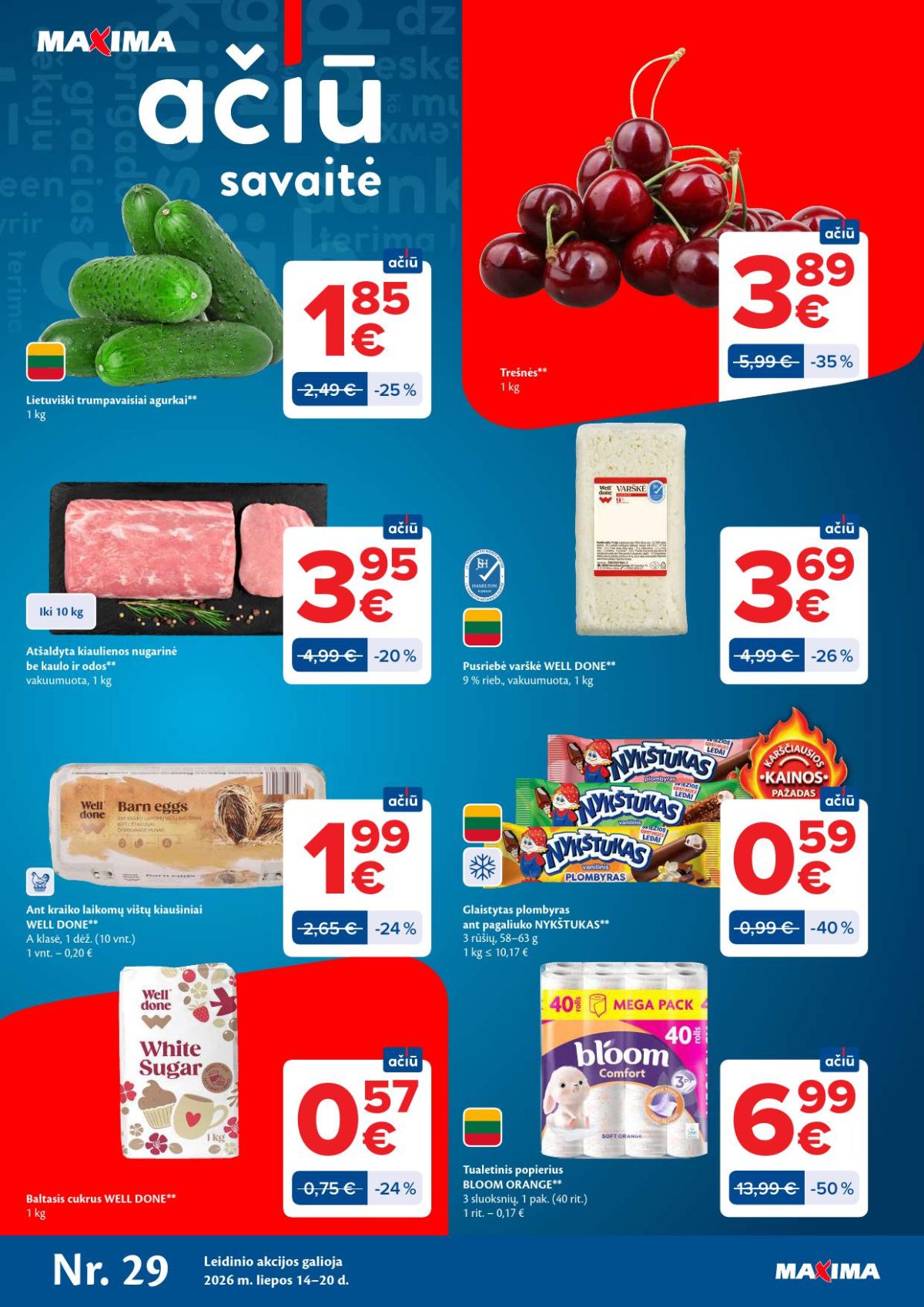 MAXIMA - Kaininis leidinys Nr.29 (2026 07 14 - 2026 07 20) | 1