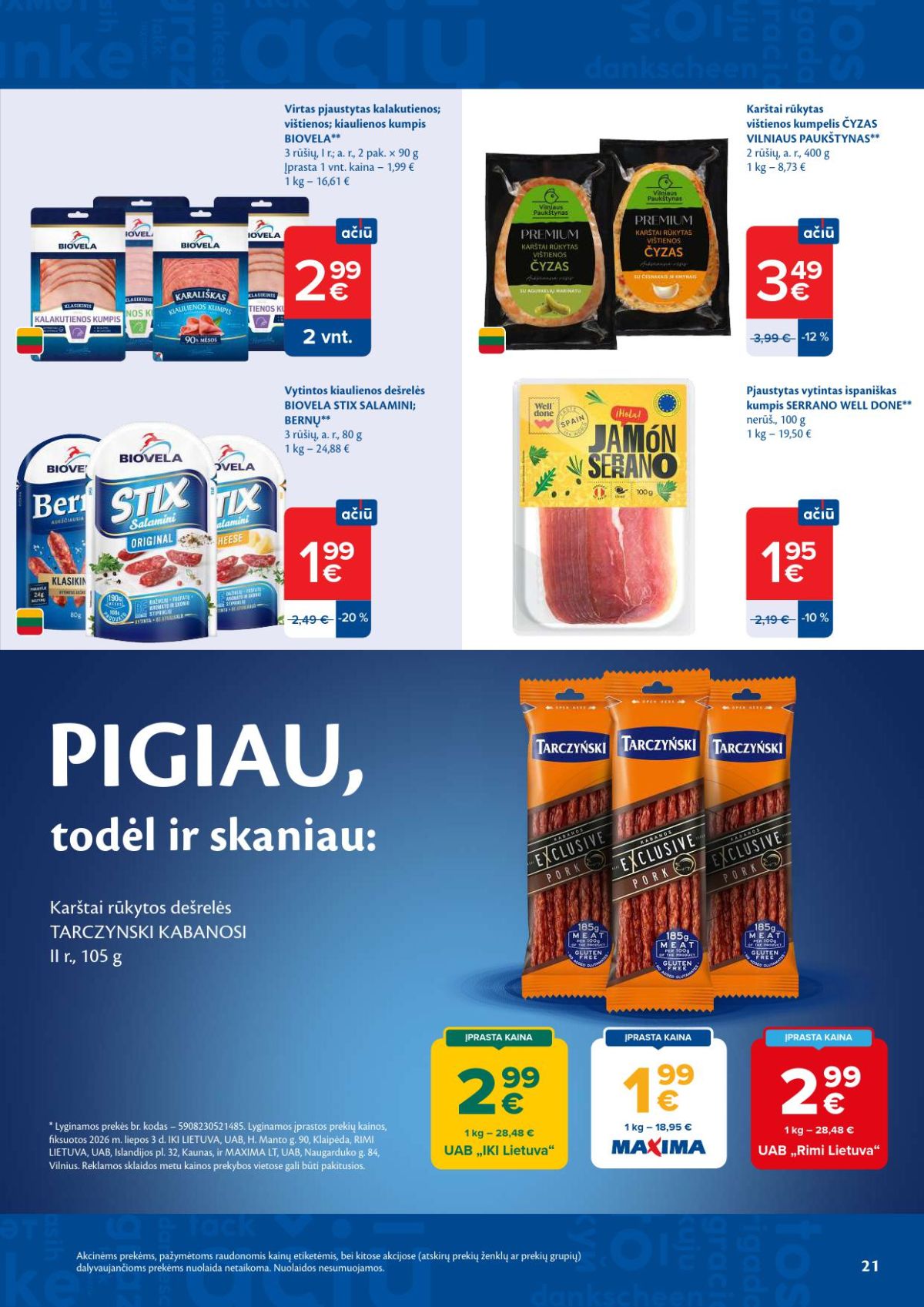 MAXIMA - Kaininis leidinys Nr.29 (2026 07 14 - 2026 07 20) | 11