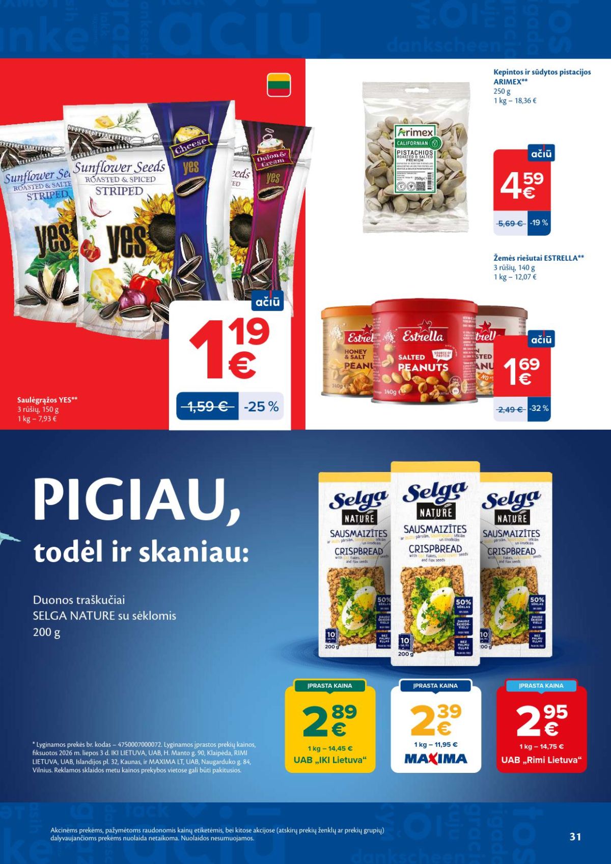 MAXIMA - Kaininis leidinys Nr.29 (2026 07 14 - 2026 07 20) | 16