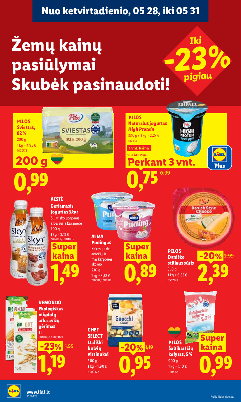 MAISTO PREKIŲ PASIŪLYMAI (2026-05-25 - 2026-05-31) | 24