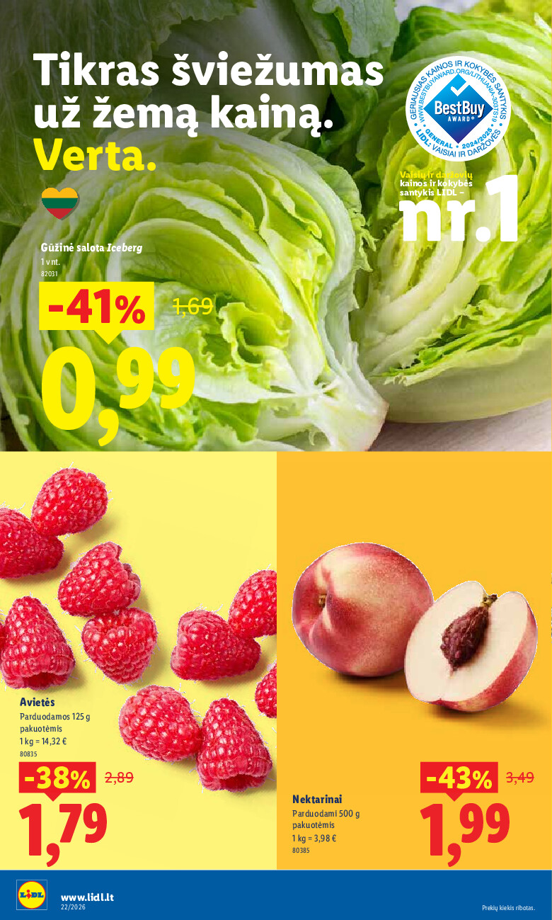 MAISTO PREKIŲ PASIŪLYMAI (2026-05-25 - 2026-05-31) | 28