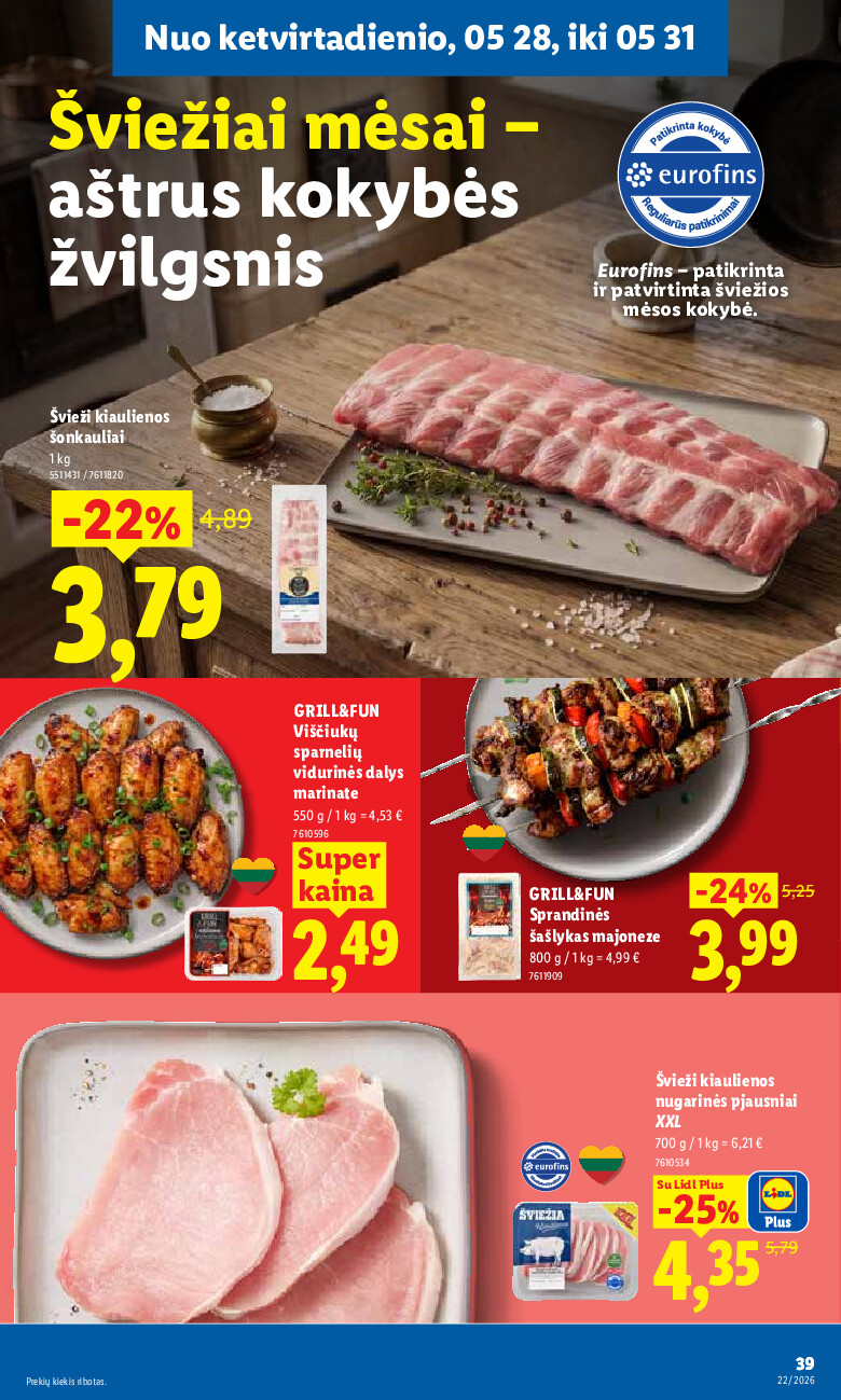 MAISTO PREKIŲ PASIŪLYMAI (2026-05-25 - 2026-05-31) | 31