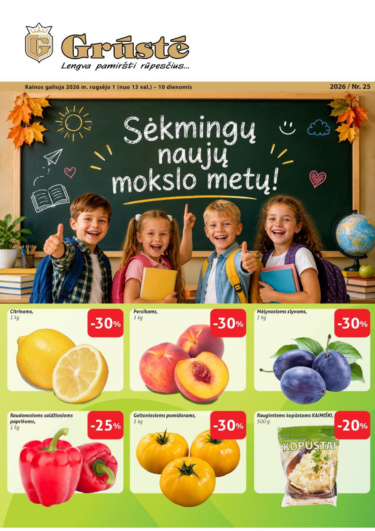 GRŪSTĖ - Leidinys Nr.25 (2026 09 01 - 2026 09 10) | 1