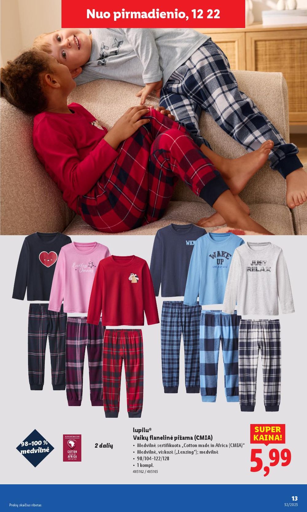 LIDL - Ne maisto prekių pasiūlymai (2025 12 22 - 2025 12 28) | 13