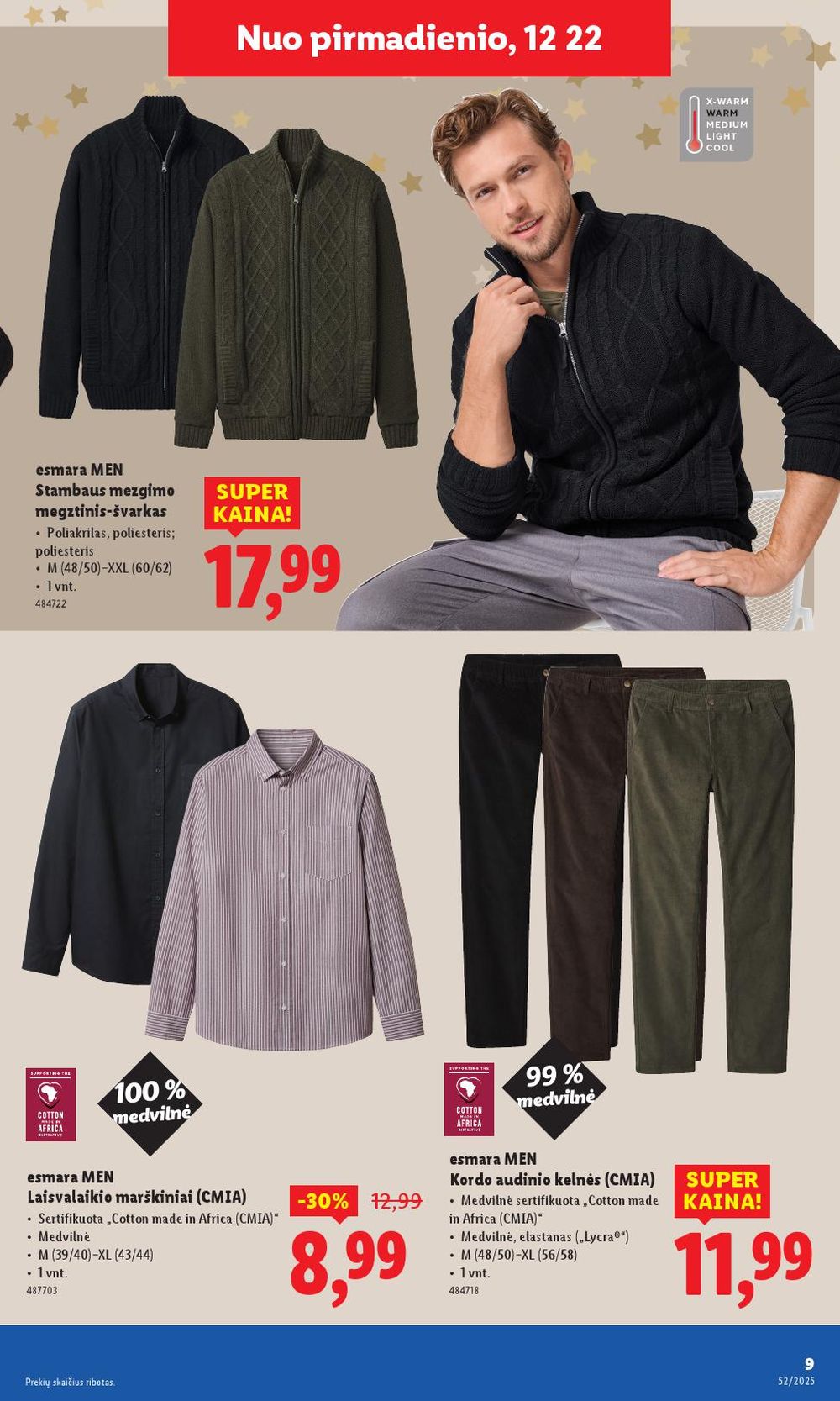 LIDL - Ne maisto prekių pasiūlymai (2025 12 22 - 2025 12 28) | 9