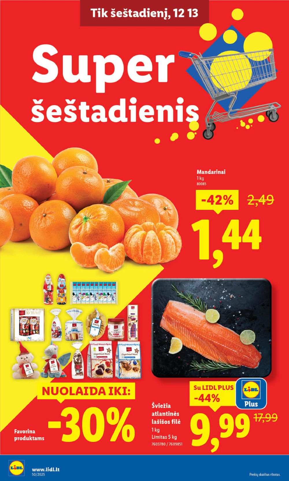LIDL - Maisto prekių pasiūlymai (2025 12 11 - 2025 12 14) | 2