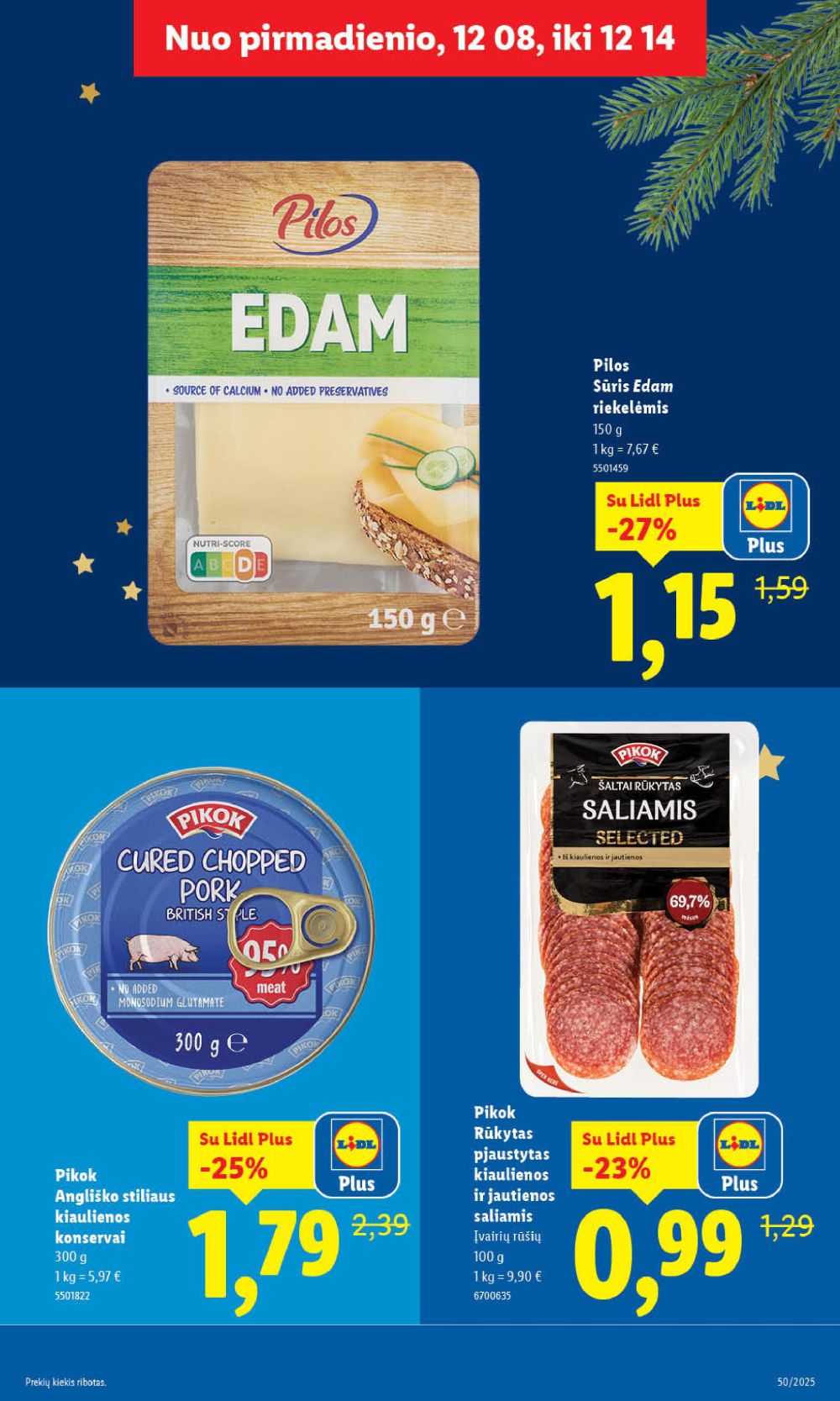 LIDL - Maisto prekių pasiūlymai (2025 12 11 - 2025 12 14) | 31