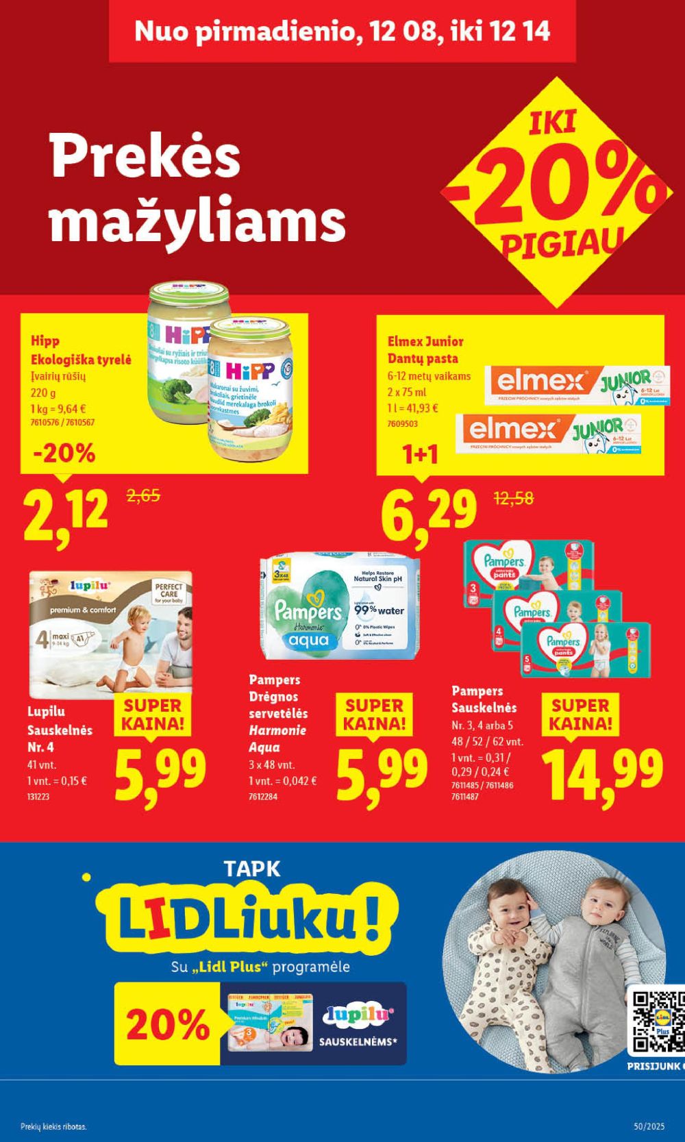 LIDL - Maisto prekių pasiūlymai (2025 12 11 - 2025 12 14) | 47