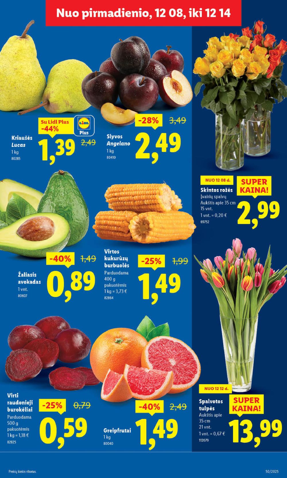 LIDL - Maisto prekių pasiūlymai (2025 12 11 - 2025 12 14) | 7