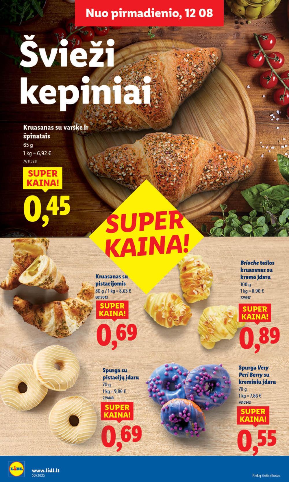 LIDL - Maisto prekių pasiūlymai (2025 12 11 - 2025 12 14) | 10