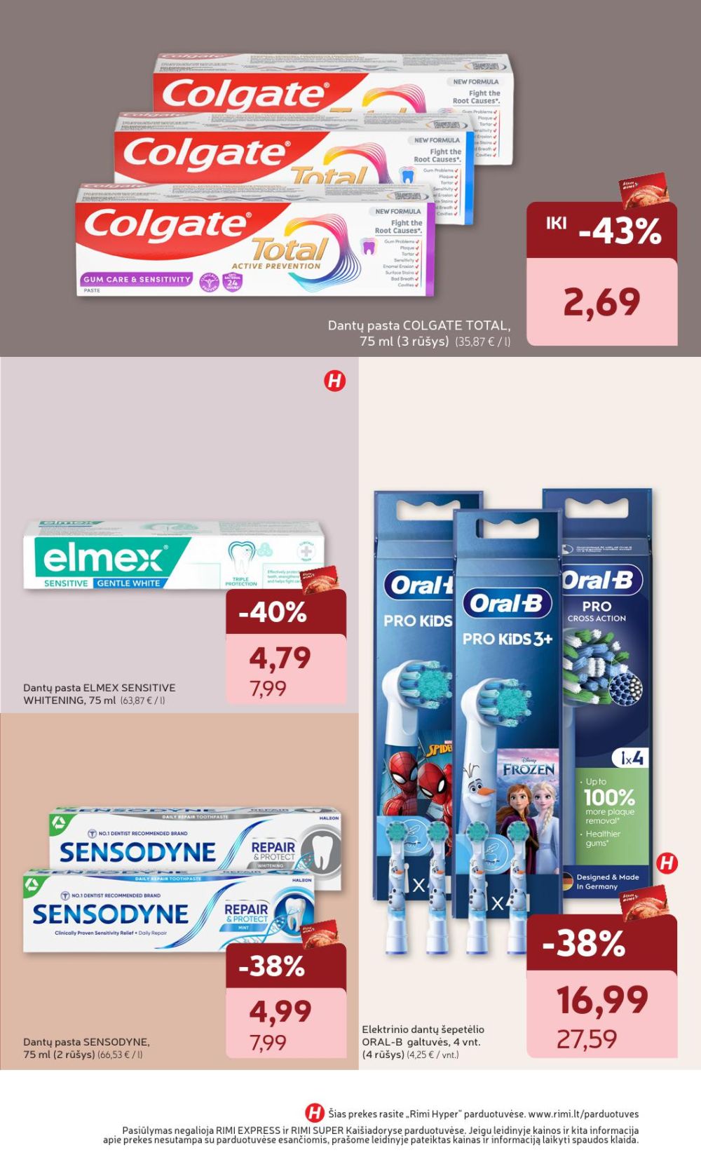 RIMI - Grožio prekių katalogas (2025 10 21 - 2025 11 17) | 5