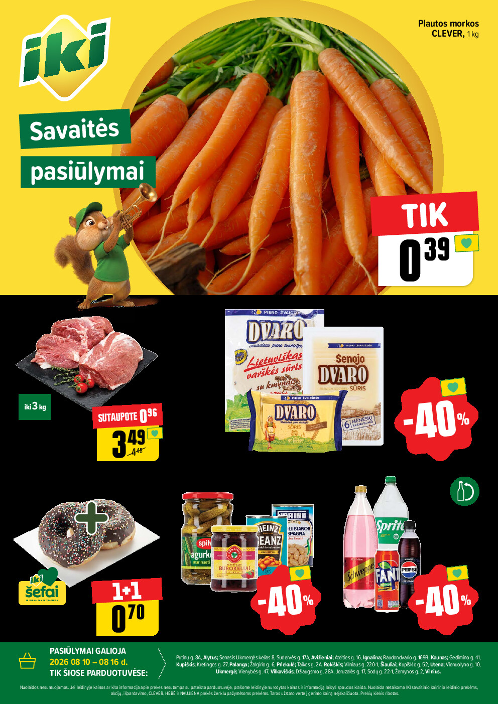 Specialūs pasiūlymai IKI parduotuvės klientams (2026-08-10 - 2026-08-16) | 1