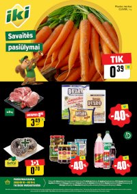Specialūs pasiūlymai IKI parduotuvės klientams (2026-08-10 - 2026-08-16)