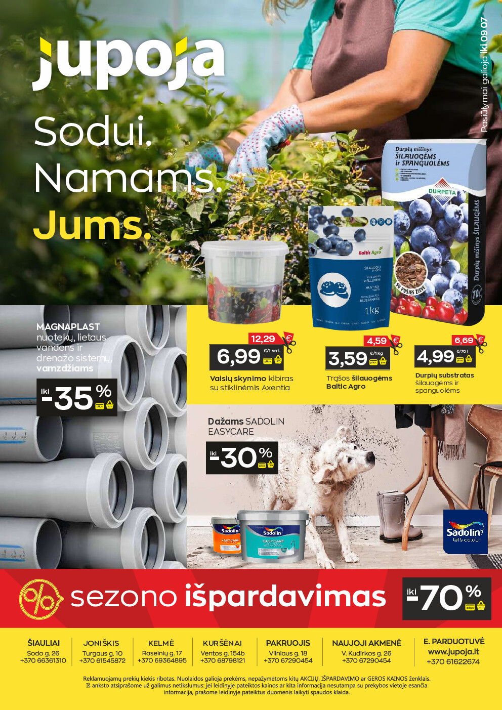 JUPOJA akcijų leidinys (2026-08-11 - 2026-09-07) | 1