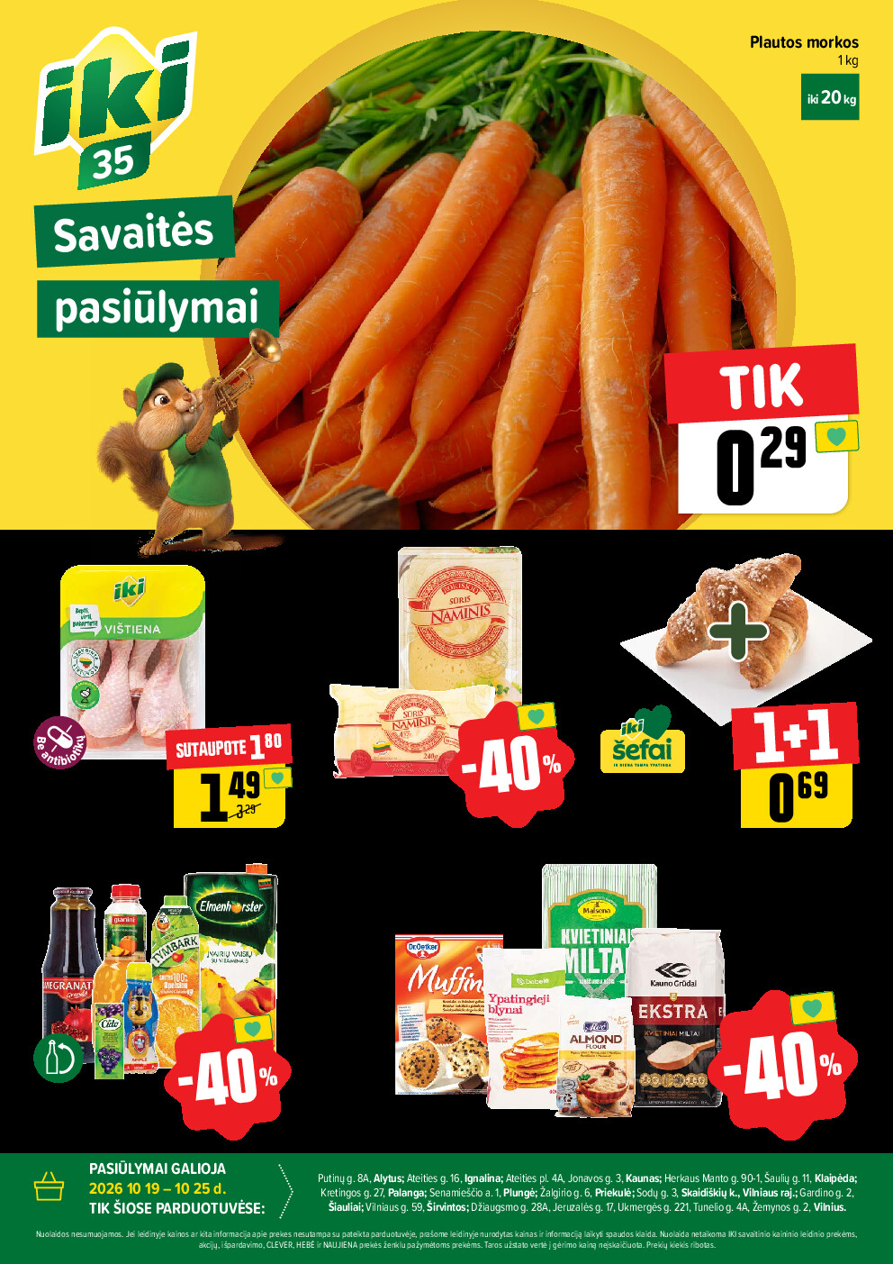 Specialūs pasiūlymai IKI parduotuvės klientams (2026-10-19 - 2026-10-25) | 1