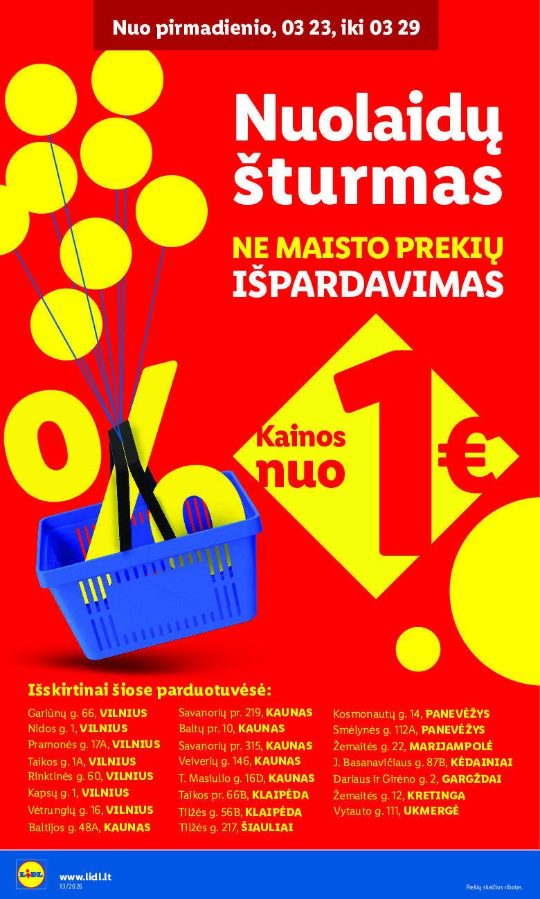 NE MAISTO PREKIŲ PASIŪLYMAI (2026-03-23 - 2026-03-29) | 2