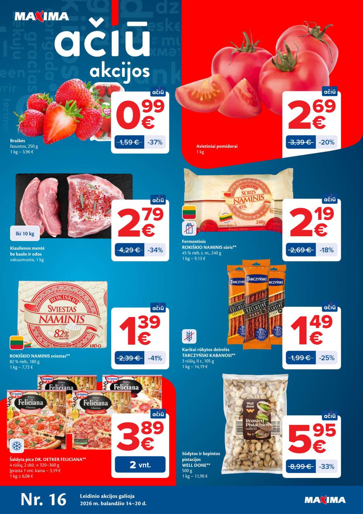 MAXIMA - Kaininis leidinys Nr.16 (2026 04 14 - 2026 04 20) | 1