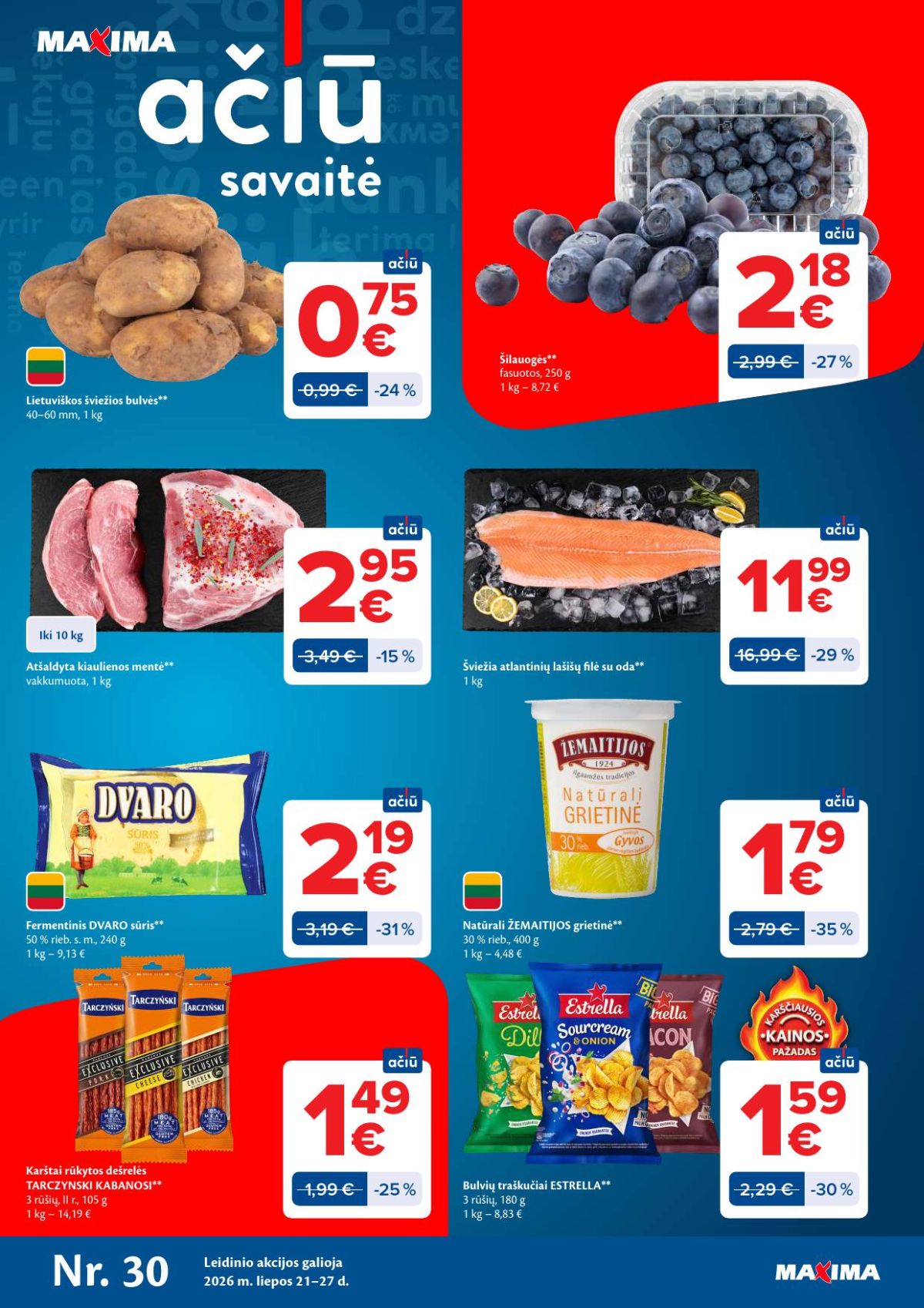 MAXIMA - Kaininis leidinys Nr.30 (2026 07 21 - 2026 07 27) | 1