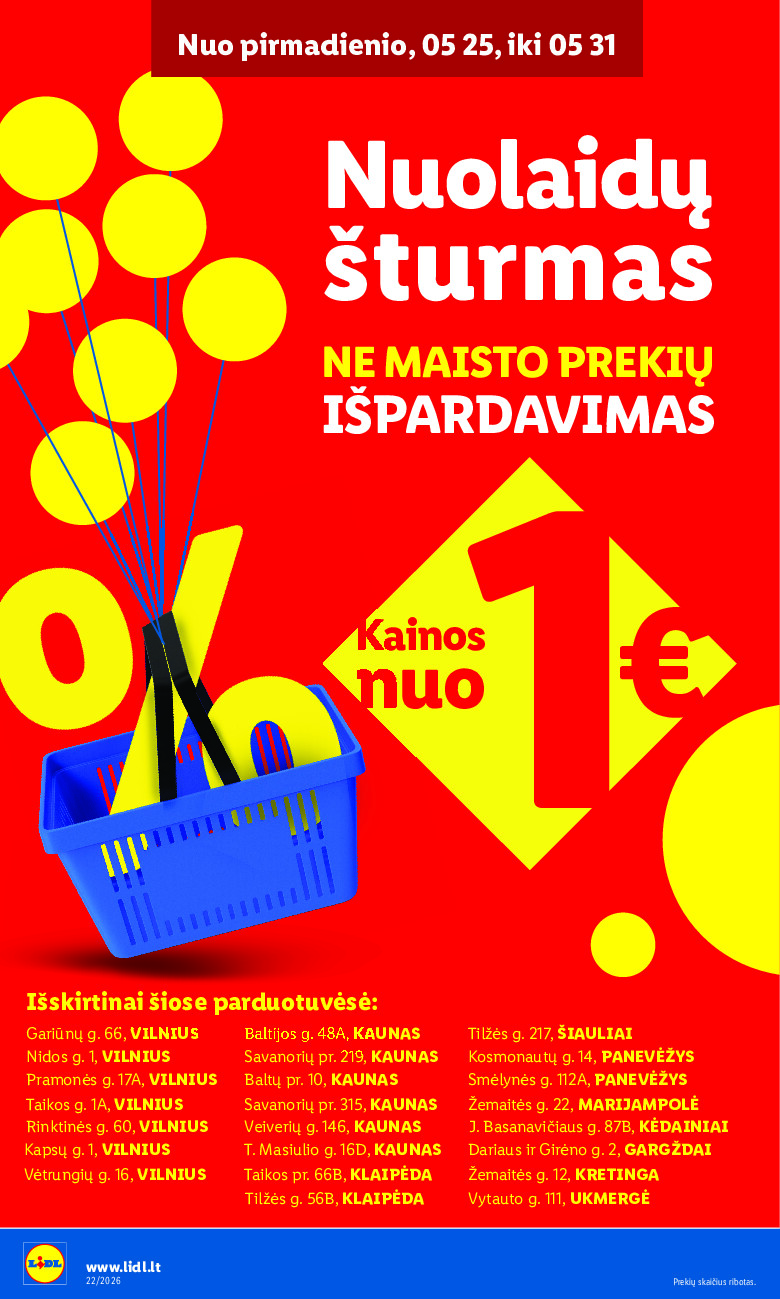 NE MAISTO PREKIŲ PASIŪLYMAI (2026-05-25 - 2026-05-31) | 2
