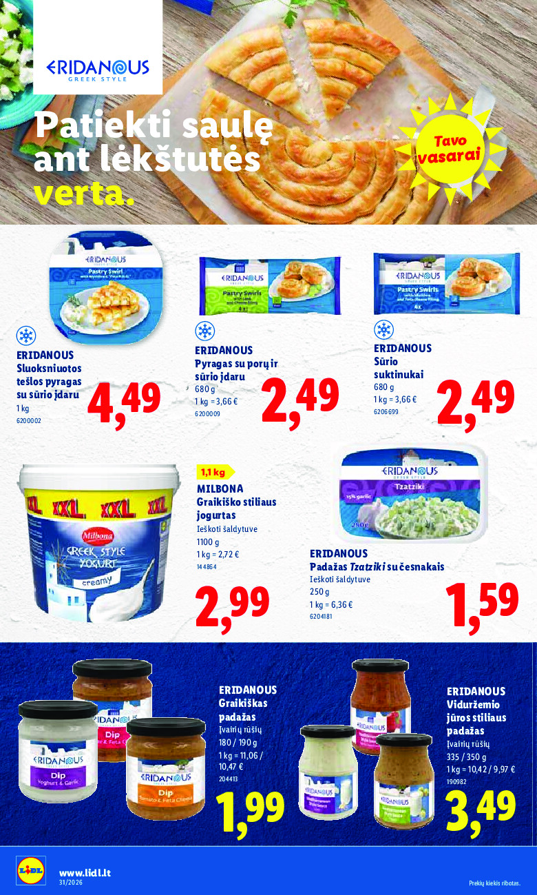 MAISTO PREKIŲ PASIŪLYMAI (2026-07-27 - 2026-08-02) | 28